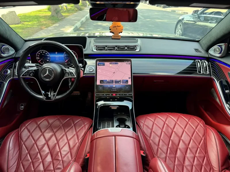 2021 Mercedes-Benz S-Class S 580 4Matic BRABUS B50 PACKAGE Black Red Sedan