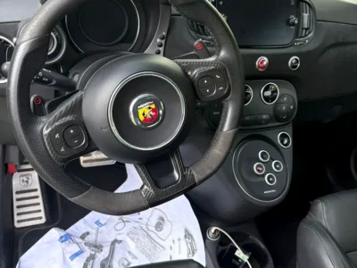 2023 Abarth 695 Turismo 4 Cylinder Petrol Engine White Black Hatchback GCC