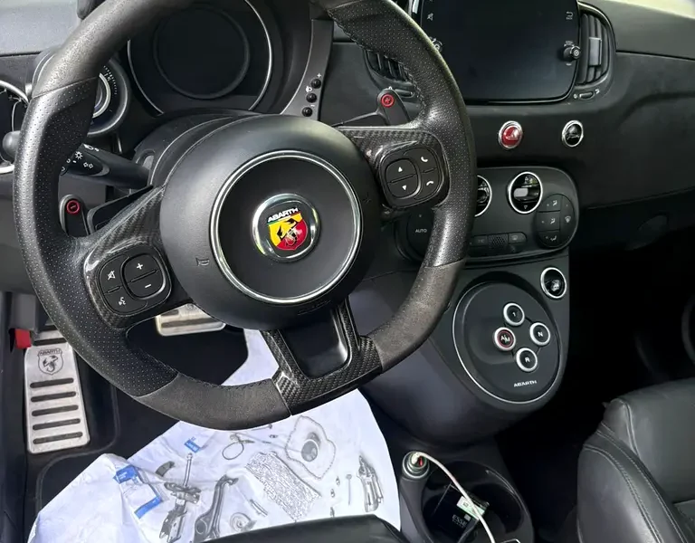 2023 Abarth 695 Turismo 4 Cylinder Petrol Engine White Black Hatchback GCC