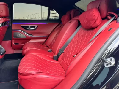 2021 Mercedes-Benz S-Class S 580 4Matic BRABUS B50 PACKAGE Black Red Sedan