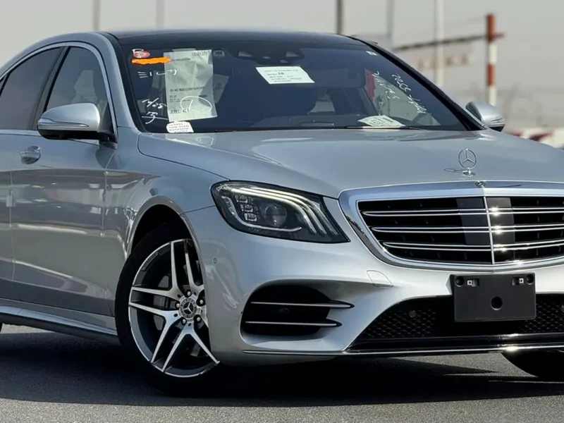 2018 Mercedes-Benz S-Class S 400 6 Cylinder Petrol Engine Silver Black Sedan