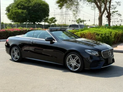 2018 Mercedes-Benz E-Class E400 6 Cylinders Petrol Engine Black Red Convertible