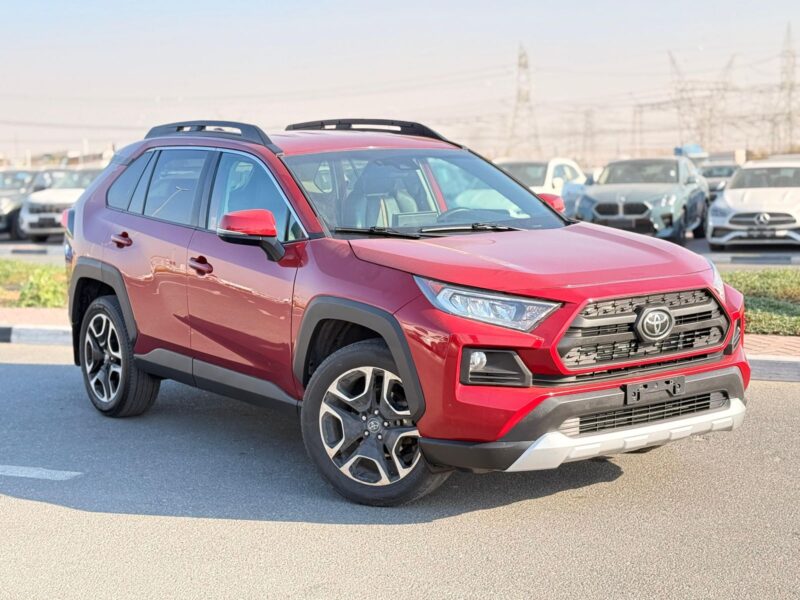 2020 TOYOTA RAV 4 ADVENTURE 2.5 L V4 Engine Red Black SUV AWD
