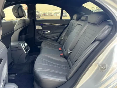 2018 Mercedes-Benz S-Class S 400 6 Cylinder Petrol Engine Silver Black Sedan