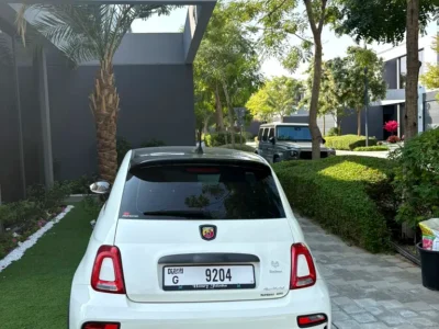 2023 Abarth 695 Turismo 4 Cylinder Petrol Engine White Black Hatchback GCC