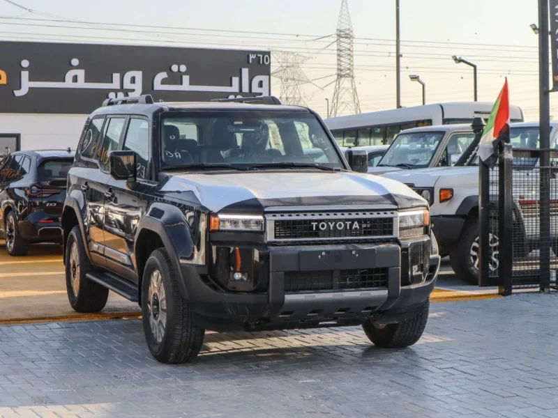 2025 Toyota Land Cruiser Prado Turbo 2.4L 4 Cylinders Engine Black SUV GCC Specs