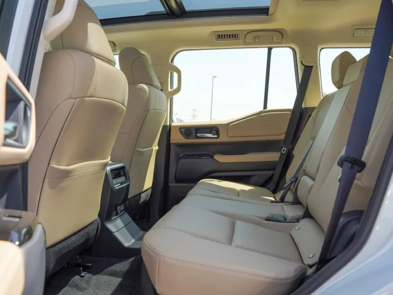 2025 Toyota Prado 2.4L 4 Cylinder Engine TURBO White Beige SUV