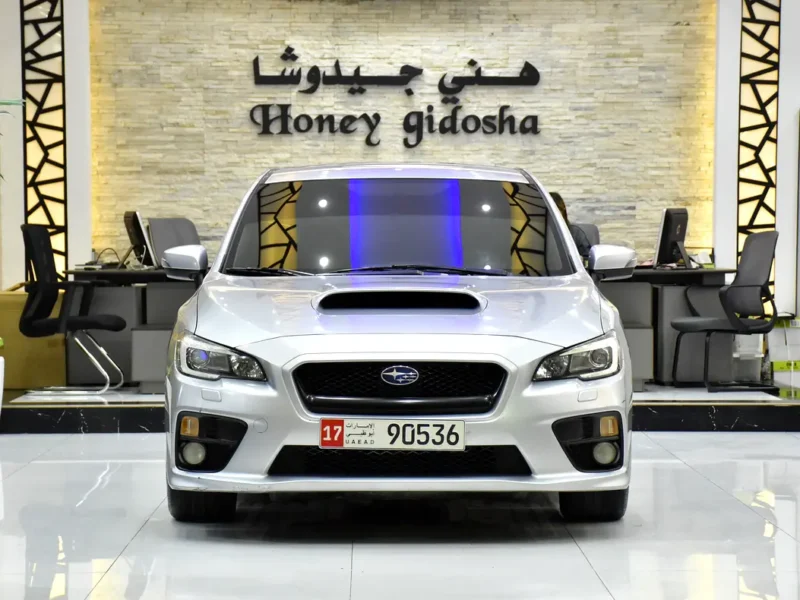 2017 Subaru WRX WRX 4 Cylinders Engine Silver Black Sedan GCC Spec