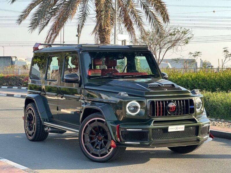 2021 Mercedes-Benz G 63 AMG First Edition 5.5L 8 Cylinder Engine Green Red