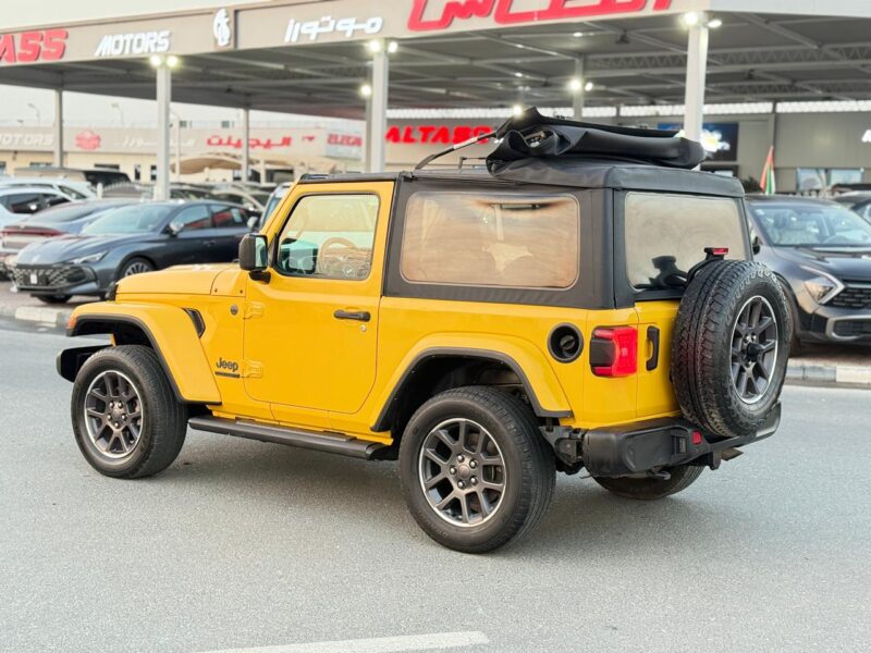 2021 Jeep Wrangler 4x4 Edition 80th Anniversary 2.0L V4 Turbo Yellow Black SUV