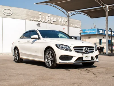 2016 Mercedes-Benz C-Class C200 4 Cylinder Engine White Black Sedan