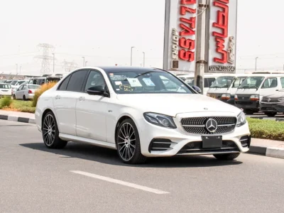 2018 Mercedes-Benz E-Class E 43 6 Cylinder Engine White Beige Sedan