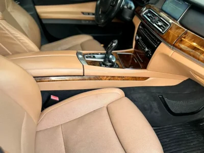 2014 BMW 7-Series 750i Exclusive 8 Cylinders Engine Blue Tan Sedan