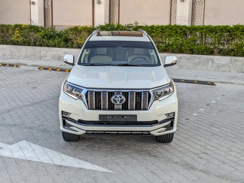 2018 Toyota Prado GXR FULL OPTION GCC Specs V6 4.0L White Beige SUV