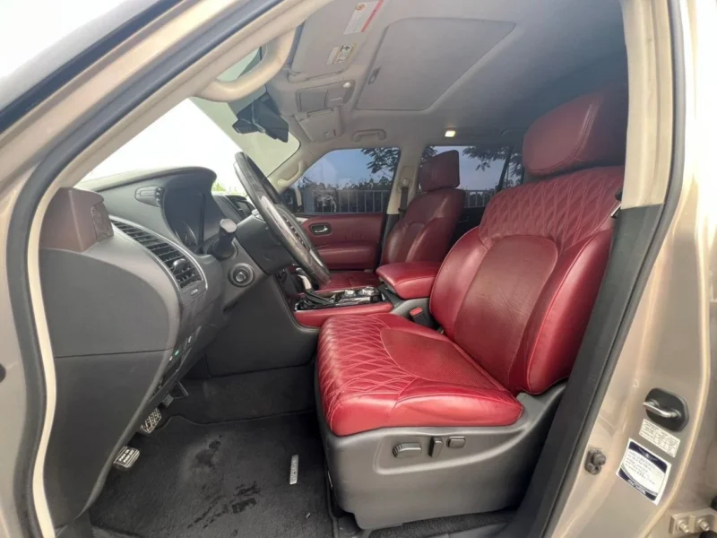 2021 Nissan Patrol LE PLATINUM 6 Cylinders Engine Gold Red SUV GCC Specs