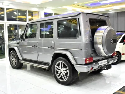 2015 Mercedes-Benz G-Class G 63 AMG 8 Cylinders Engine Silver Red SUV GCC