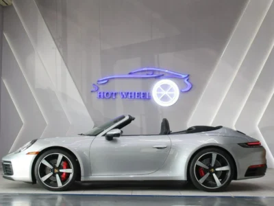 2021 Porsche 911 Carrera S 3.0L Twin-Turbocharged Flat-Six Grey Black Convertible