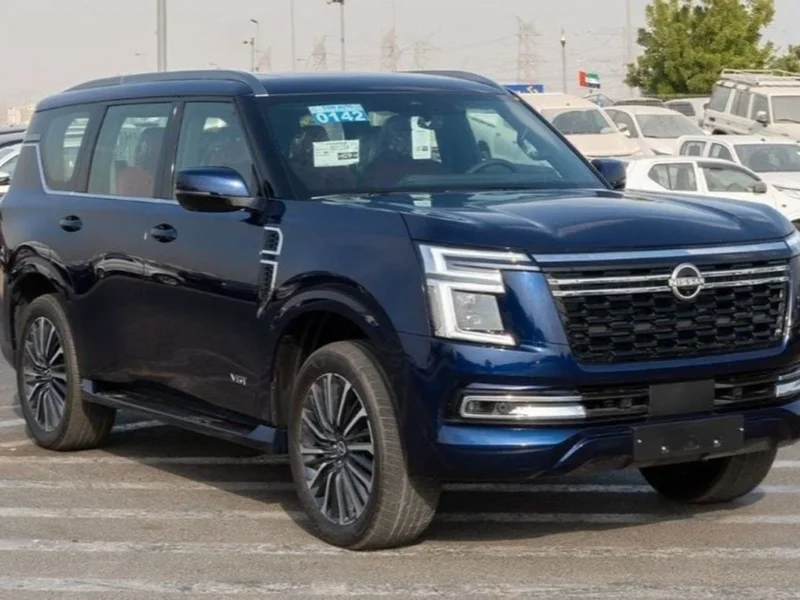 2026 Nissan Patrol V6 3.5L V6 Twin-Turbocharged LE Platinum Blue Red SUV GCC Specs