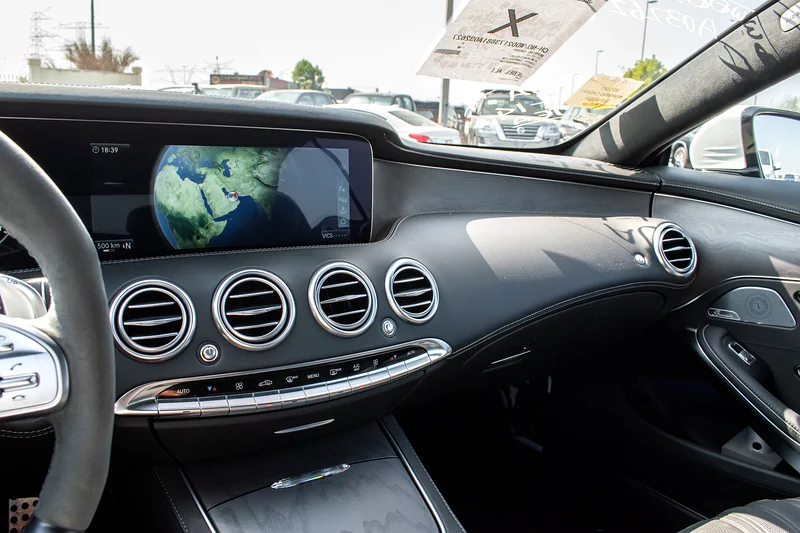 2018 Mercedes-Benz S-Class S 63 Coupe AMG Super Clean Car White Black