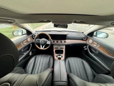 2019 Mercedes-Benz E-Class E450 6 Cylinders Engine Petrol White Black Sedan