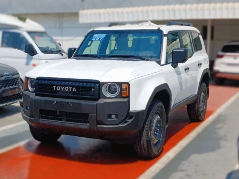 2024 Toyota PRADO 250 TX 2.4L 4 Cylinders Engine Petrol GCC White Black SUV