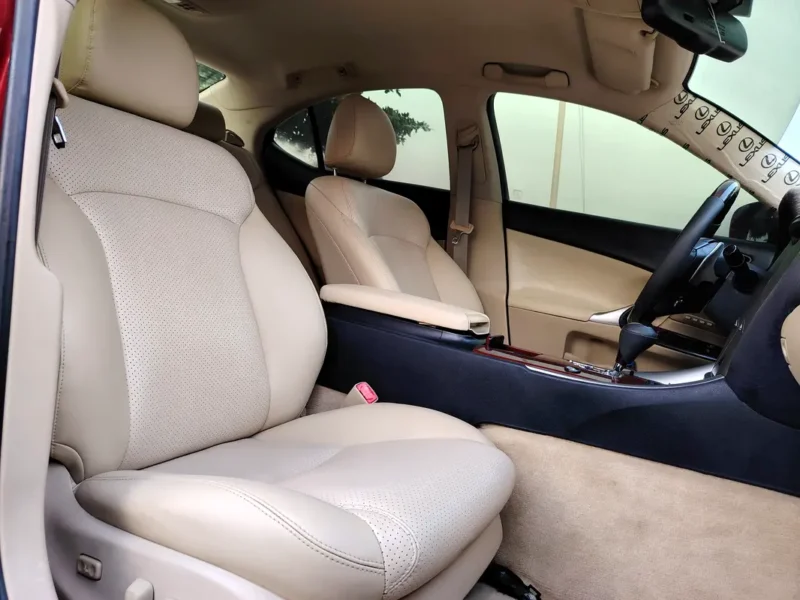 2007 Lexus IS-Series Sport 6 Cylinders Engine Red Beige Sedan GCC Specs