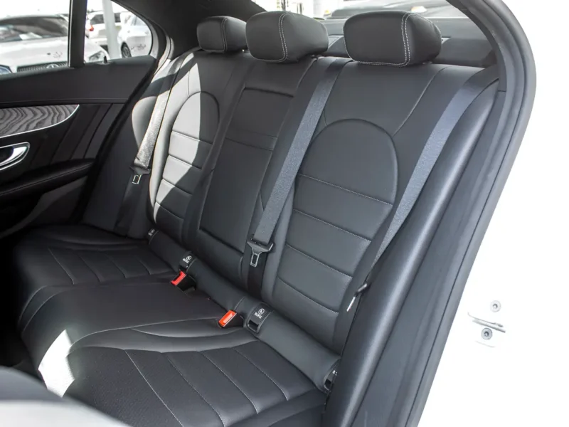 2016 Mercedes-Benz C-Class C200 4 Cylinders Engine White Black Sedan