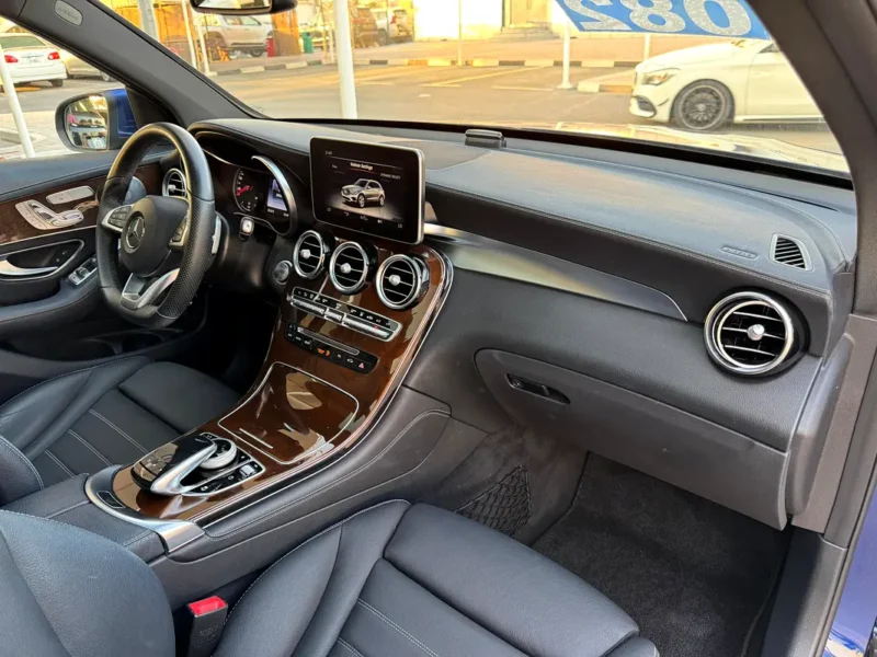 2017 Mercedes-Benz GLC GLC 350 4 Cylinders Engine Petrol Blue Black SUV