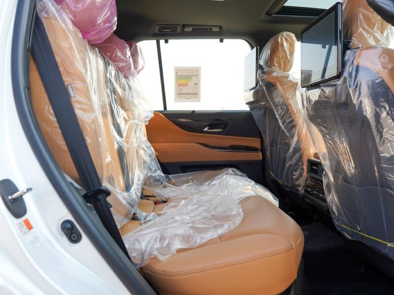 2024 Lexus LX 600 6 Cylinders Engine GCC Specs White Tan SUV