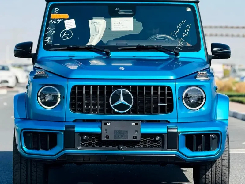 2025 Mercedes-Benz G-Class G 63 AMG 8 Cylinders Engine Blue Black Wagon