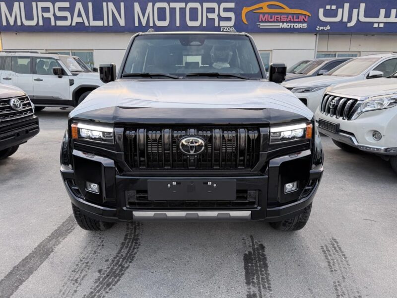 2026 Toyota Prado 2.4L Turbo 4 Cylinder Petrol Engine Black SUV GCC Specs