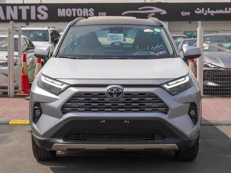 2025 Toyota RAV4 2.5L 4 Cylinder Engine HEV AWD Silver Beige Crossover GCC Specs