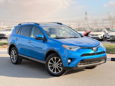 2018 TOYOTA RAV 4 LIMITED 2.5 litres V4 Cylinder Engine Blue Black SUV