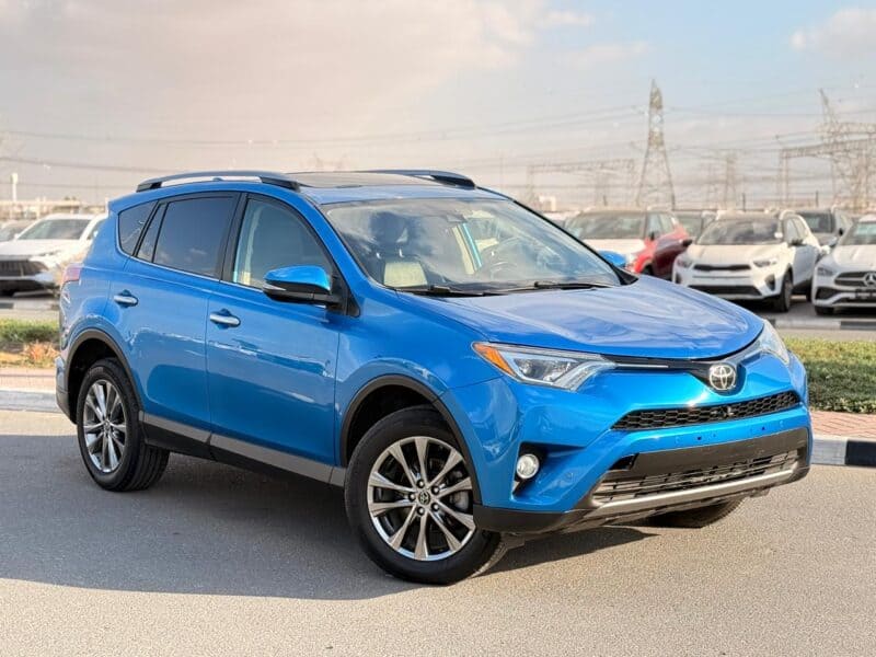 2018 TOYOTA RAV 4 LIMITED 2.5 litres V4 Cylinder Engine Blue Black SUV