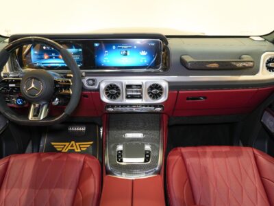 2026 Mercedes Benz G63 Double Night Package 4.0L V8 biturbo Engine Black Red