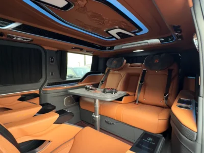 TOYOTA HIACE VIP 3.5 PTR 4 Cylinders A/T 2025 Black Orange Van GCC Specs