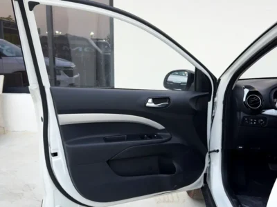 2025 Kia KX1 Other 4 Cylinders Engine White Black Hatchback