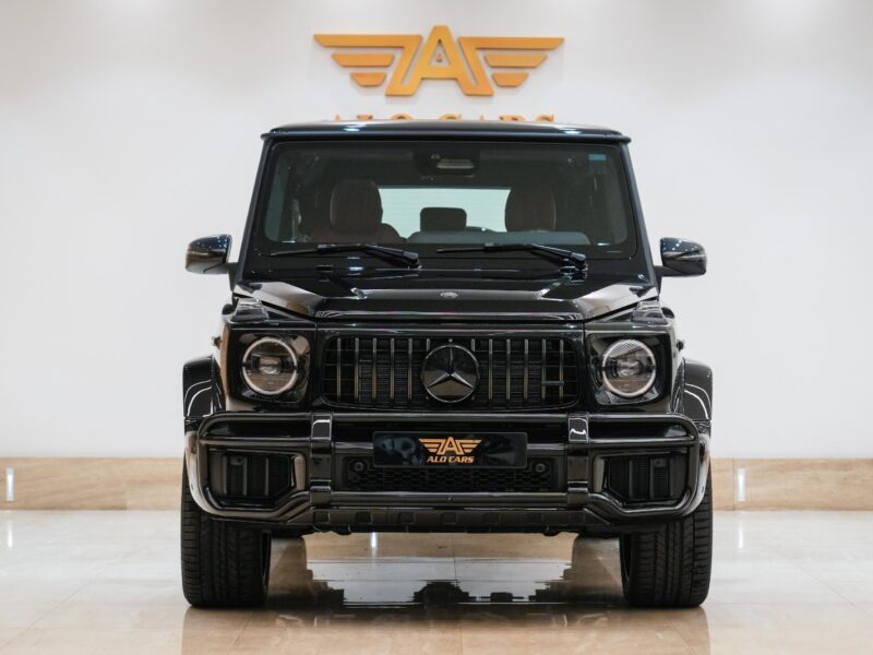 2026 Mercedes Benz G63 Double Night Package 4.0L V8 biturbo Engine Black Red