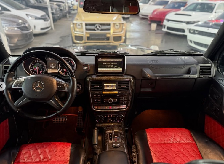2013 Mercedes-Benz G63 AMG 5.5L V8 AMG Full Carbon Fiber Black Red