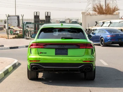 2022 Audi RS Q8 4.0 TFSI Quattro 8 Cylinders Engine Green Black SUV