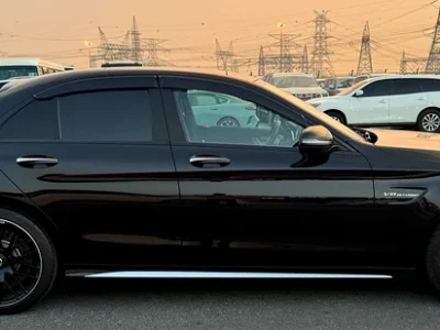 2016 Mercedes-Benz C-Class C 63 S AMG 8 Cylinders Engine Black Red Sedan