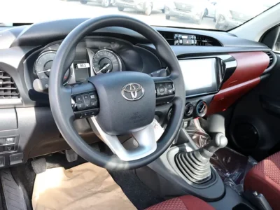 2025 Toyota Hilux SR RWD 2.7 L 4 Cylinders Engine White Red Pick Up Truck