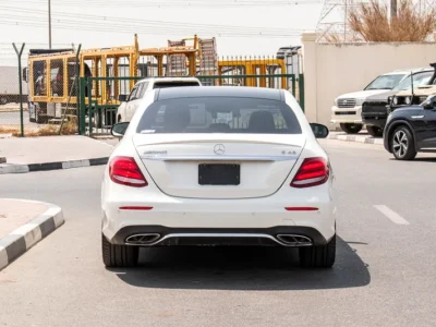 2018 Mercedes-Benz E-Class E 43 6 Cylinder Engine White Beige Sedan