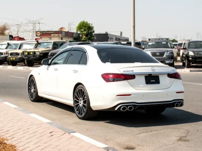 2021 Mercedes-Benz E-Class E53 AMG 6 Cylinders Engine White Beige Sedan