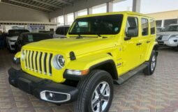 2023 Jeep Wrangler 3.6 litre V6 Cylinders Engine Yellow Black SUV