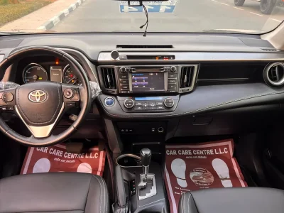 2017 Toyota Rav 4 XLE Hybrid 4 Cylinder Engine Blue Black SUV AT