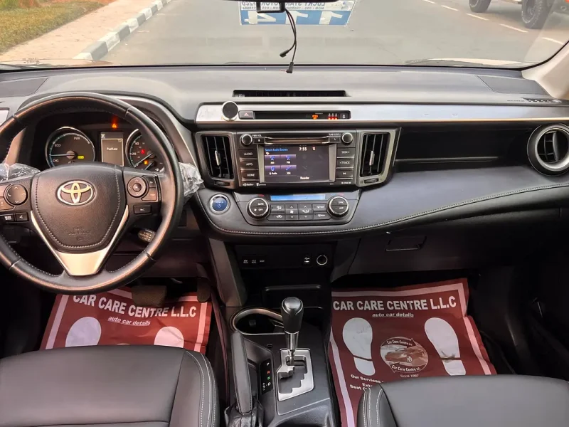 2017 Toyota Rav 4 XLE Hybrid 4 Cylinder Engine Blue Black SUV AT