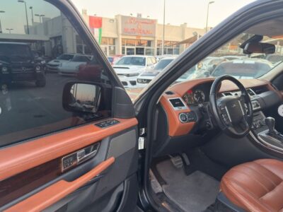 2010 Land Rover Range Rover Sport 8-Cylinder Supercharged Engine Black Orange