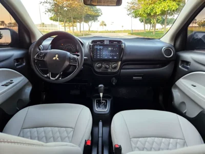 2022 Mitsubishi Attrage GLX Medium Line 3 Cylinder Engine Grey White Sedan