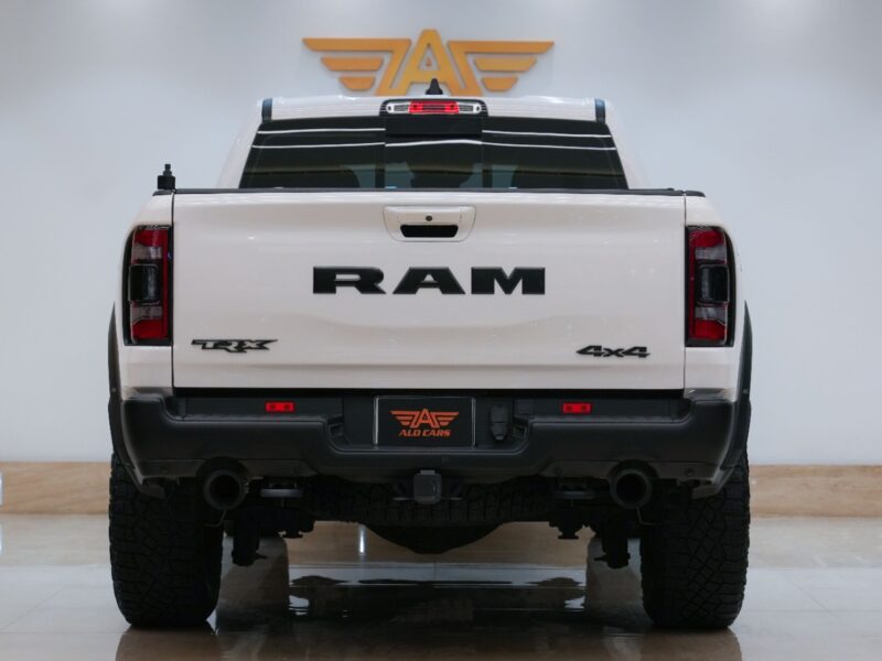 2022 Dodge RAM TRX 6.2 liters V8 Engine 4WD White Black GCC Specs